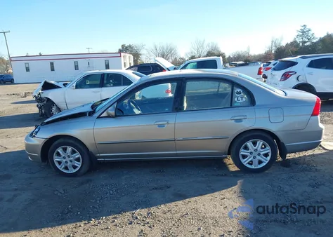 2003 Honda Civic Ex from USA, damaged, VIN 1HGES26743L036696